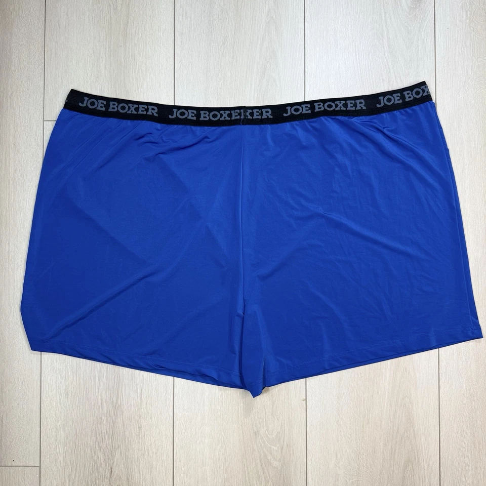 Joe Boxer Blue Boxer Shorts Men’s 3X Stretch Lounge Sleepwear Comfort Fit - Image 2 of 4