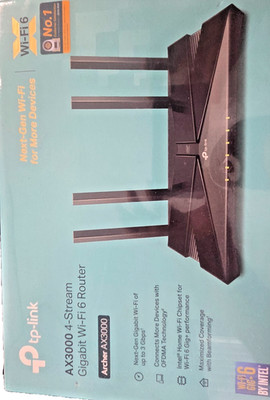 TP-Link Archer AX3000 Pro Wi-Fi 6 AX3000 4-Stream WPA3 4-Port USB3