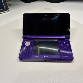 Nintendo 3DS Midnight Purple - Stylus and Charger Included - See Description