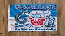 FC Hansa Rostock Fahne Neu 40cm x 60cm  ⚽️⚽️⚽️⚽️