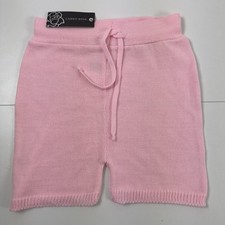 Pink Knitted Shorts By Cameo Rose Women’s Size Medium UK 12 - 14