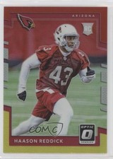 2017 Donruss Optic Rookies Red & Yellow Prizm Haason Reddick #146 5t8