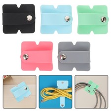 10 Pcs High Elasticity Cord Wraps Charging Cable Winder Organizer for Earphone