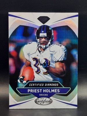 2018 Panini Certified #22 Priest Holmes Certified Diamonds Card Baltimore Ravens