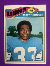 1977 TOPPS FOOTBALL SET BREAK CARD # 486 Bobby Thompson