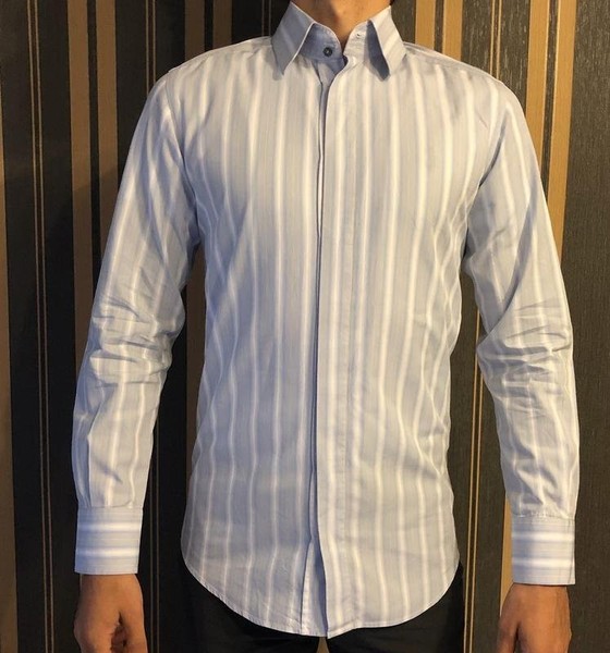 Men Dolce & Gabbana Shirt Blue 36 / S / 44