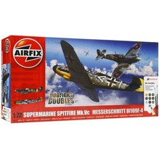 Airfix 1/72 Spitfire Messerschmitt Model Kit Dogfight Doubles A50194