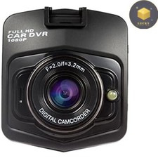 Suction-Mount 1080P Car Dash Cam with Motion Detection  Surveillance Mode