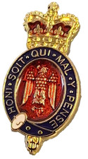 Blues and Royals British Army Small Pin Badge - MOD Licensed