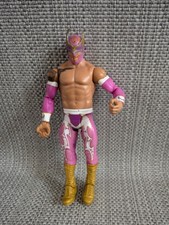 WWE Sin Cara Basic Series 34 Mattel Wrestling Figure Rare Pink Variant
