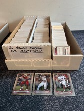 2026 Bowman Chrome Football,6 CARD MINIMUM, BCP1-BCP200,20% off,Free ship !!