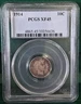 1914 PCGS XF45 Barber Dime Coin