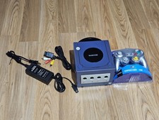 Nintendo Gamecube Console Bundle DOL-001 GC 1 NEW CONTROLLER W/ ALL CORDS 