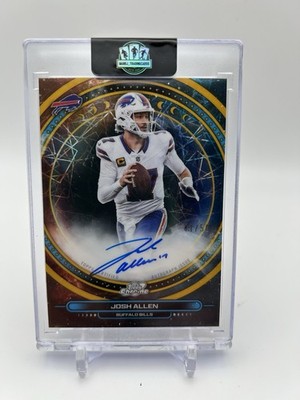 2025 Topps Chrome Cosmic JOSH ALLEN Equinox On Card Auto /50 Bills