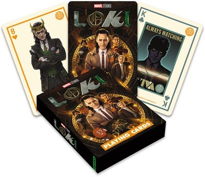 Marvel Comics Loki Playing Cards [Used Very Good ] Card Game, Collectible