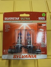 Sylvania Silver Star Ultra 9005 2 Halogen Bulbs Whiter Lights
