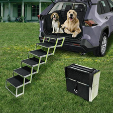 Dog Ramps for Small  Big Dogs Portable Folding Pet Stairs with Nonslip Surface