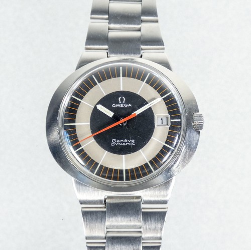 ⚜️ OROLOGIO OMEGA GENEVE DYNAMIC 1960S ACCIAIO CALENDARIO CARICA MANUALE POLSO