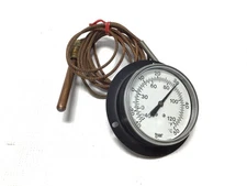 Marshalltown 73364 Remote Vapor Tension Thermometer -40/50°C - -40/120°F