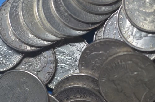 1878/1922 SILVER DOLLAR MORGAN 91.41 EA FINE TO AU COND. SILVER AT $118.27 TODAY