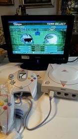 Sega Dreamcast White System Console Opened Box With Sealed Games Tested Rare