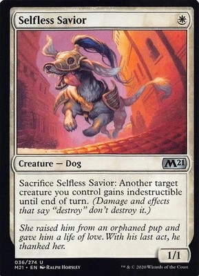 2 x Selfless Savior - Magic 2021 - LP + - Magic the Gathering - MTG