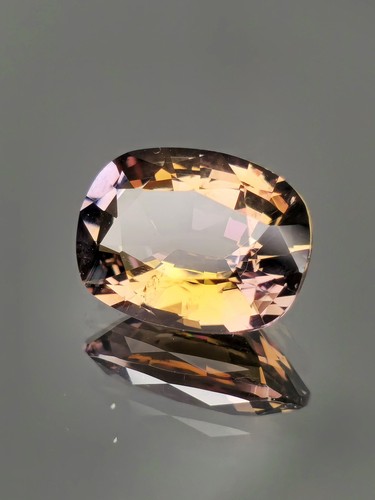 Pink Tanzanite 2.15 Carat Ultra Rare Untreated Bi Color Cushion Cut Tanzania - Picture 13 of 13