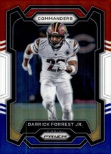 2023 Panini Prizm - Darrick Forrest Jr. #296 Red White & Blue Prizm