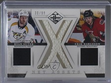 2012-13 Panini Limited Net Assets 30/99 Ryan Suter Erik Karlsson #NA-RSEK 0c3