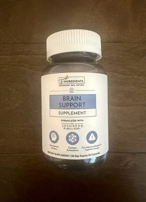 NEW! Just Ingredients BRAIN SUPPORT Supplements Formulated With Dr Josh Redd