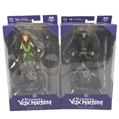 #ad 6quot; VAX#x27;ILDAN KEYLETH Action Figures LOT Critical Role Vox Machina Netflix DnD $26.98