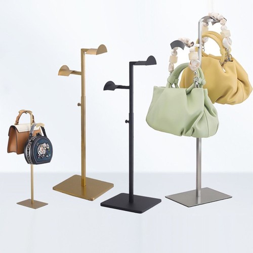 Elevadores de exhibición de metal ajustables soporte para billetera estantes organizadores para joyas - Imagen 5 de 9