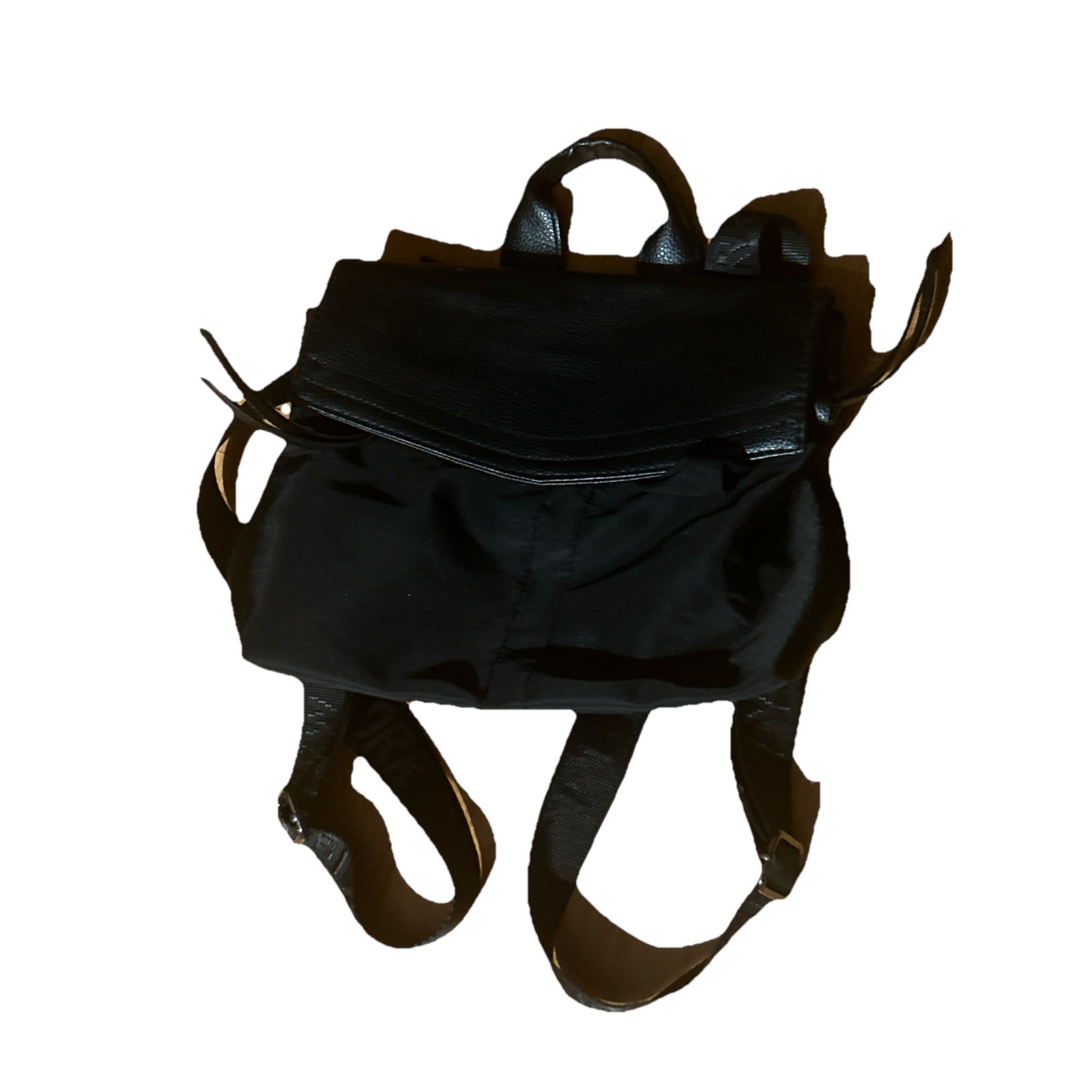 Botkier New York Mini Trigger Backpack Black Nylo… - image 1