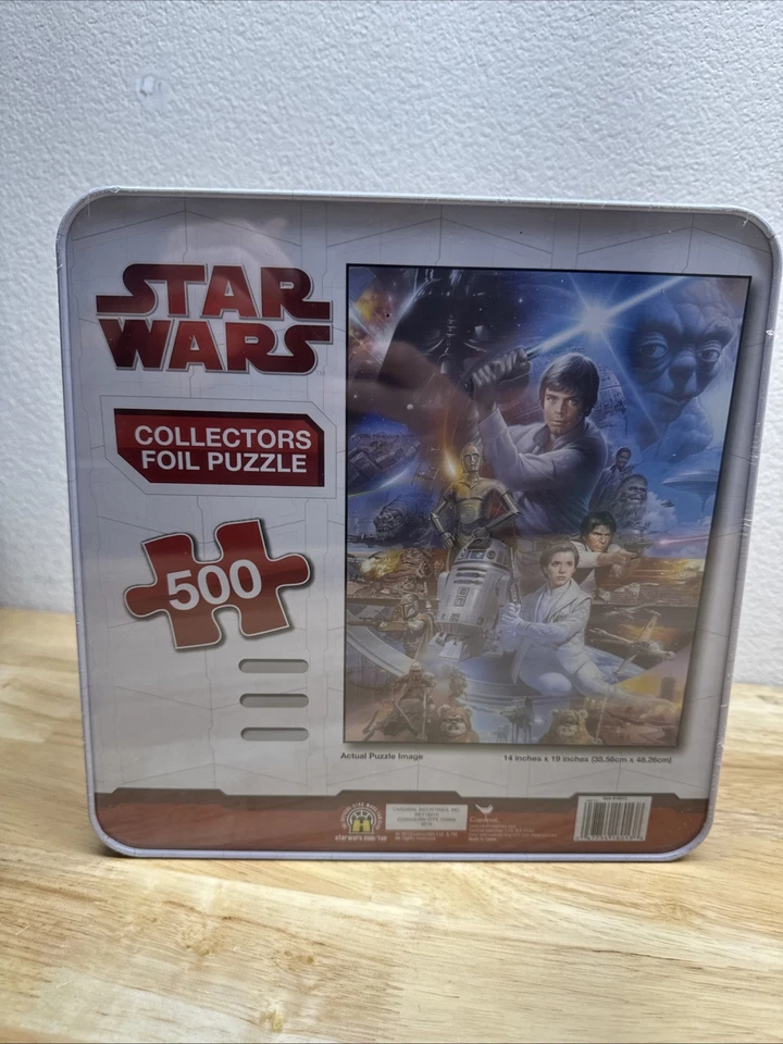 Star Wars Puzzle Luke Skywalker C-3PO R2-D2 ROTJ 500 Pcs 14" x 19" 2010 Sealed - Image 3 of 4