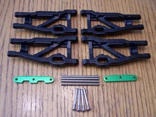 Fit Traxxas Rustler 4x4 Ultimate Front Rear HD A-Arms Suspension Pins Green Bars