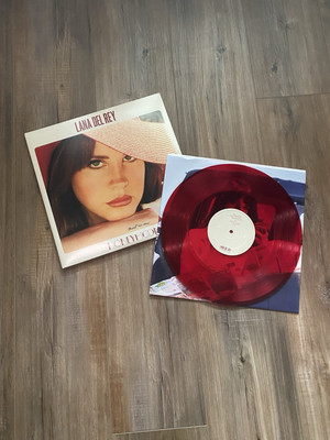 Lana Del Rey Honeymoon Urban Outfitters Alt Cover Red Vinyl