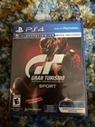 Gran Turismo the Real Driving Simulator SPORT VR Playstation PS4 Excellent Disc
