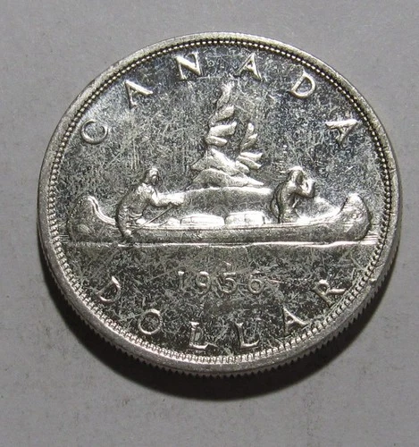 1956 Canada Silver Dollar — photo from the most recent tracked eBay sale
