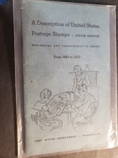 1939 A DESCRIPTION of UNITED STATES POSTAGE STAMPS 67 page USPS Booklet