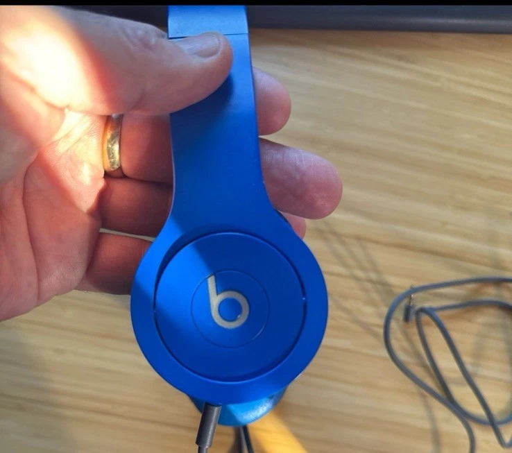 Beats by Dr. Dre Solo HD Over the Ear Wired Headphones - Blue - Image 4 of 4