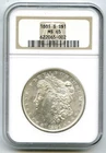 1881-S Morgan Silver Dollar NGC MS65 Certified - San Francisco Mint - Q742