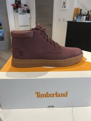 Timberland Maple Grove Mid Lace Nubuck Sneaker Burgundy - UK 11