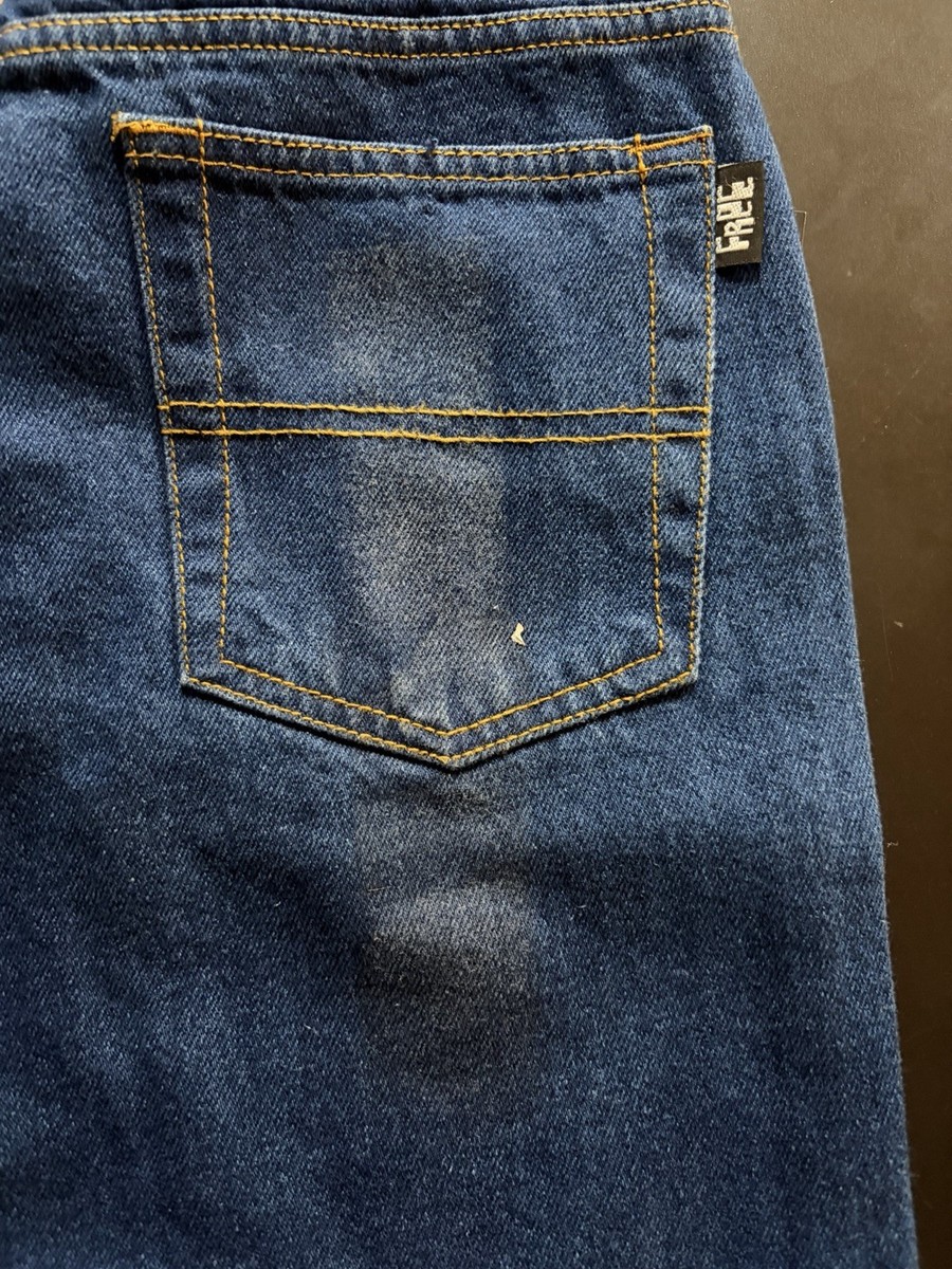 True Vintage Woman Denim Jeans “ Free Clothing “ Size 9 View 4