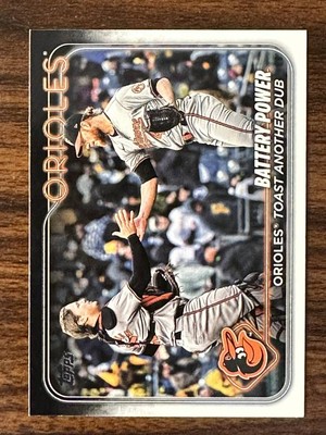 2024 Topps Update Baseball Adley Rutschman Orioles Battery Power Base US44
