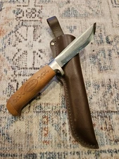 Marttiini Finland Fixed Blade Knife With Sheath. Since 1928