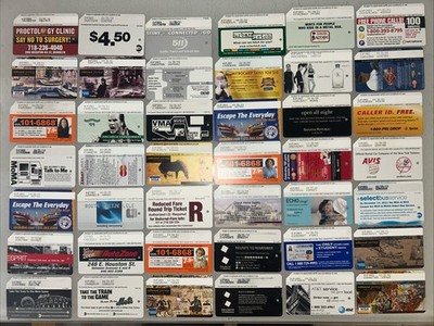 Vintage NYC Subway Metrocards Lot Of 42 - Used Clean