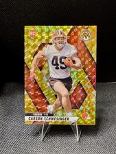 Panini 2025 Mosaic Rookie Carson Schwesinger #371 Cleveland Browns Football Card