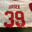 Dominic Hasek Signed Jersey W/JSA COA RED WINGS Size XL — photo 1