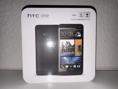 HTC One (M7) 801n   BLACK - 32GB   NEU & ORIGINALVERSIEGELT / FACTORY SEALED TOP