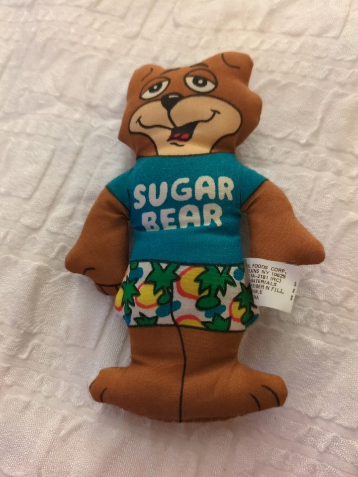 Poste de peluche de oso de azúcar de colección súper dorado crujiente cereal marrón Foto 2 de 4